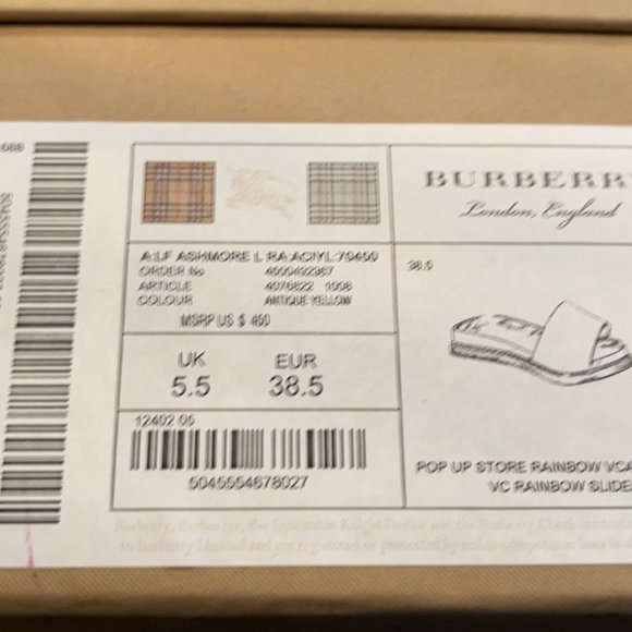 Burberry sandals - Picture 2 of 4
